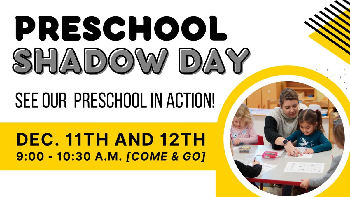 Preschool Shadow Day Banner