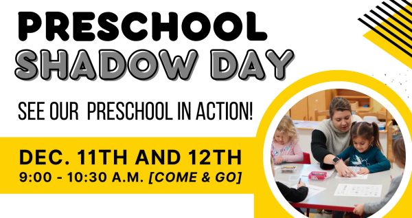 Preschool Shadow Day Banner